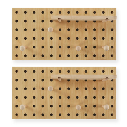 Modular Display Wooden Pegboard