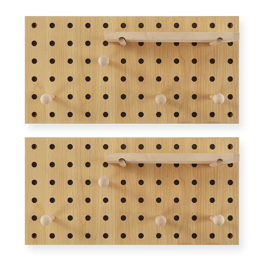 Modular Display Wooden Pegboard