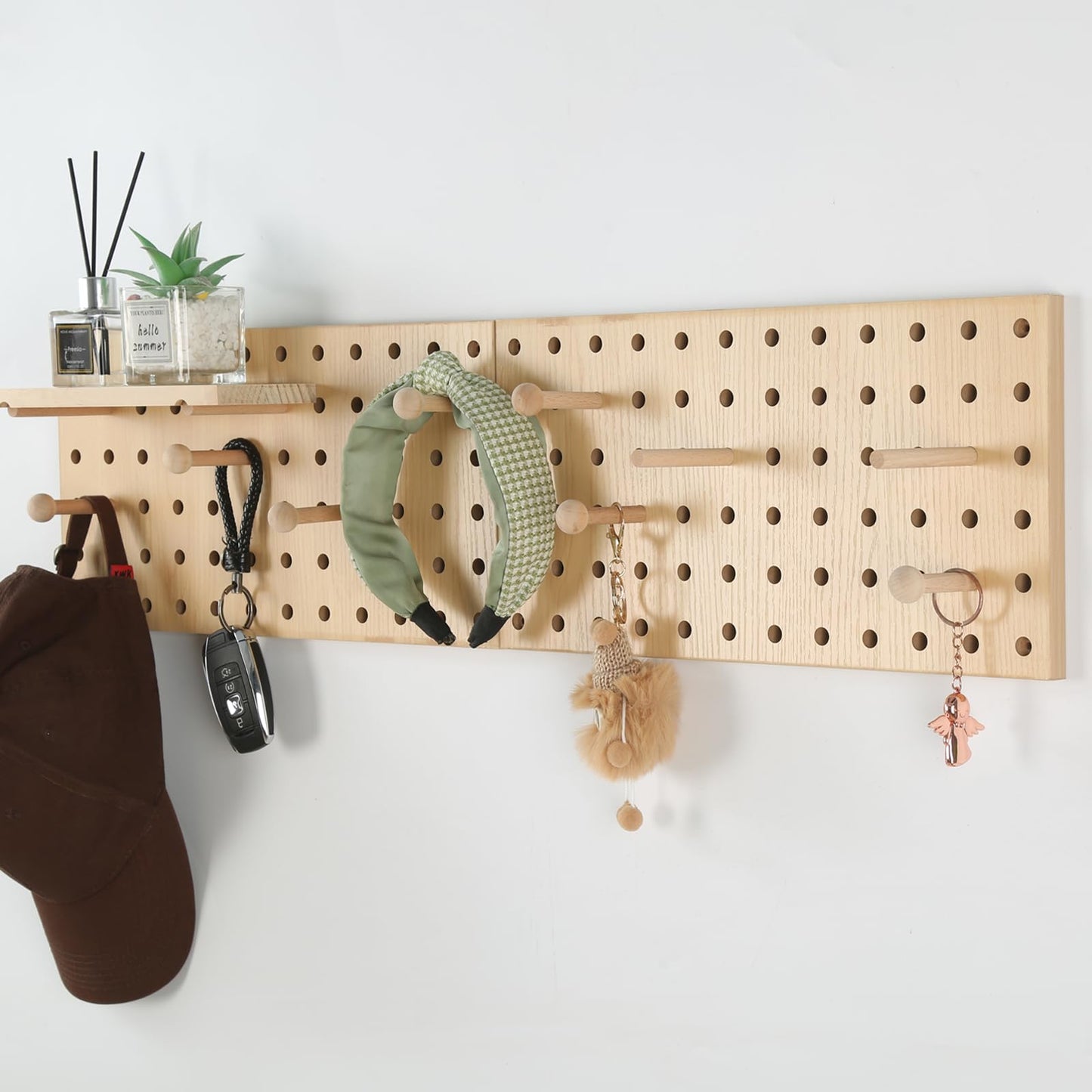 Modular Display Wooden Pegboard