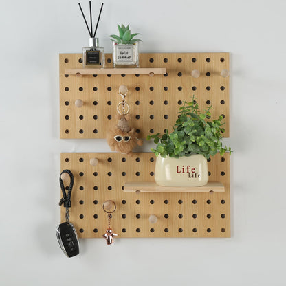 Modular Display Wooden Pegboard